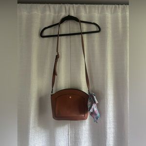 Steve Madden cross body with scarf.
